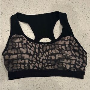 Danskin Now Black and Brown Sports Bra